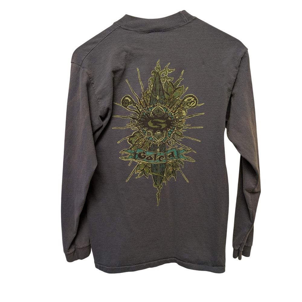 Vintage Gotcha Men's Long Sleeve T Shirt Surf Graphic Print Size‎ M Y2K Beachy